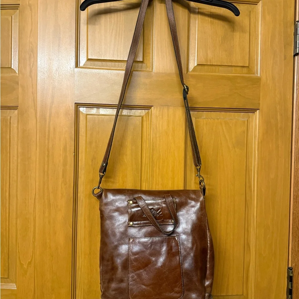 Patricia Nash Leather Luzille Convertible Backpack/ Crossbody. - Picture 2 of 11